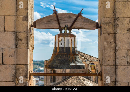 Noto, Italia - 21 Settembre 2018: Bel della chiesa di San Carlo al Corso Noto, Sicilia, Italia. Foto Stock