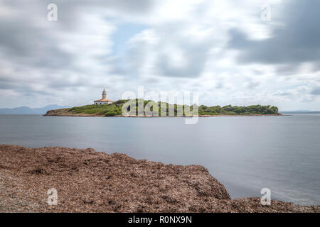 Lontano d'Alcanada, Maiorca, isole Baleari, Spagna, Europa Foto Stock