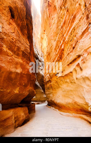 Petra, Madi Mousa, Regno Hascemita di Giordania Foto Stock