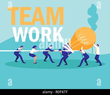 Un gruppo di persone di affari di carattere avatar illustrazione vettoriale design Illustrazione Vettoriale