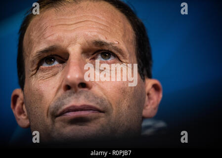 Torino, Italia. 6 Novembre, 2018. Durante la conferenza stampa prima della UEFA Champions League match tra Juventus e Manchester United all'Allianz Stadium, Torino, Italia il 6 novembre 2018. Credito: Alberto Gandolfo/Alamy Live News Foto Stock