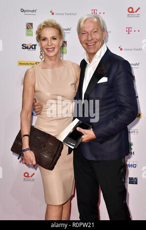 Berlino, Germania. 05 Nov, 2018. Grit Weiss und Jo Groebel bei der VDZ Editori Notte 2018 in der Telekom Repräsentanz. Berlino, 05.11.2018 | Utilizzo di credito in tutto il mondo: dpa/Alamy Live News Foto Stock