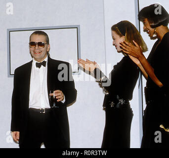 Washington, DC. Giugno 21, 1989 Karl Langerfeld frequentando il bambino-help beneficio Credito: Mark Reinstein/MediaPunch Foto Stock