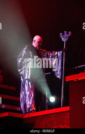 Rob Halford Judas Priest performing live in concerto a Acer Arena. Sydney, Australia. 13.09.08. Foto Stock