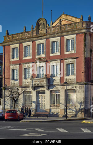 Vecchio edificio doganale di Ferrol, La Coruña, Galizia, Spagna, Europa Foto Stock