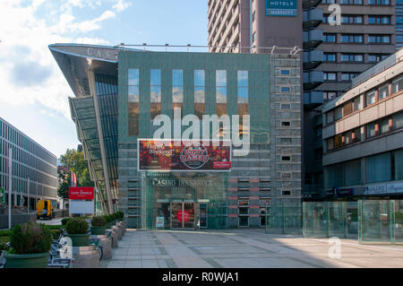 Entrata al Casinò di Innsbruck, Austria Foto Stock