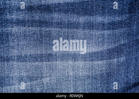 Jeans Denim materiale sfondo texture close-up Foto Stock