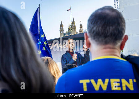 Londra, Regno Unito. 20 ottobre, 2018. Voto popolare marzo per il nuovo referendum Brexit. Foto Stock