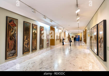 Interno del Museo de Bellas Artes (Museo delle Belle Arti), Valencia, Spagna Foto Stock