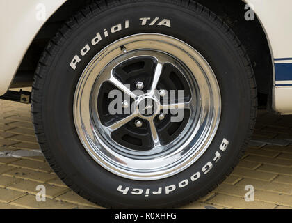 BFGoodrich. Classico Ford Mustang ruota. Foto Stock