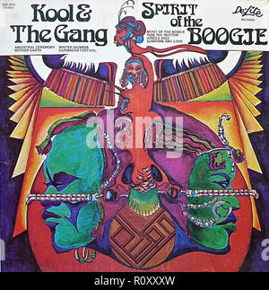 KOOL E LA PISTA SPIRITO DEL BOOGIE - vinile Vintage cover album Foto Stock