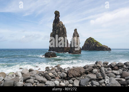 Janela isolette in Porto Moniz a Madera Foto Stock