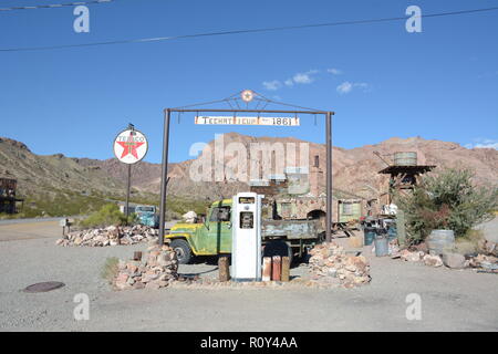 Nelson Nevada attrazione turistica della città fantasma mining Foto Stock