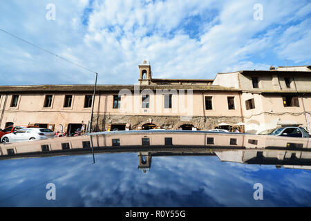 Edifici dalla Basilica di Santa Anastasia al Palatino. Foto Stock