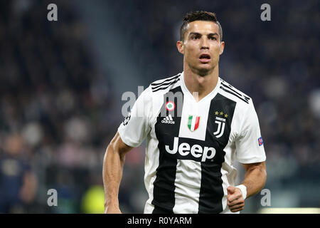 Torino, Italia. Il 7 novembre 2018. Cristiano Ronaldo della Juventus FC durante la UEFA Champions League Group H match tra Juventus FC e Manchester United FC. Credito: Marco Canoniero/Alamy Live News Foto Stock