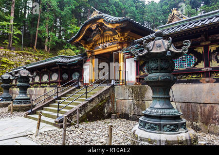 Tempio Taiyuin al Nikko patrimonio mondiale in autunno, Giappone. Foto Stock