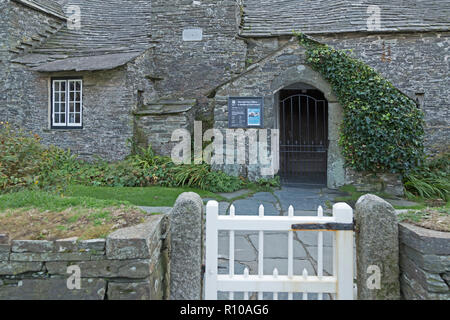 Il vecchio ufficio postale, Tintagel, Cornwall, Inghilterra, Gran Bretagna Foto Stock