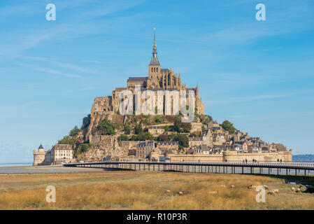 Mont Saint Michel, Francia. Foto Stock