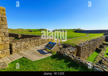 Aulac, Canada - 23 Settembre 2018: vista della storica fortezza di Fort Beausejour, in New Brunswick, Canada Foto Stock