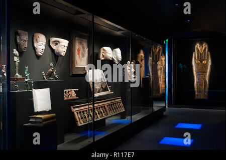 Antica egiziana presentano in Mougins Museo di Arte Classica Foto Stock