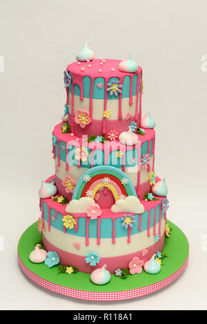 Novità per bambini torta di compleanno Foto Stock