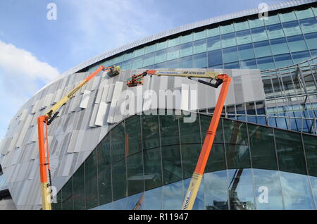 Tottenham,Tottenhams nuovo stadio,White Hart Lane,N17,hotspur,football,sviluppo,Novembre 2018,costruzione,stadium,calcio,contrafforti,,premier league,costruito Foto Stock