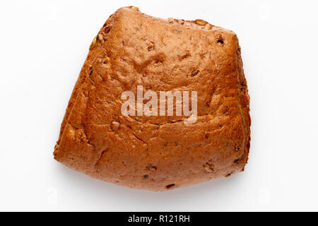 Pane appena sfornato isolati su sfondo bianco Foto Stock