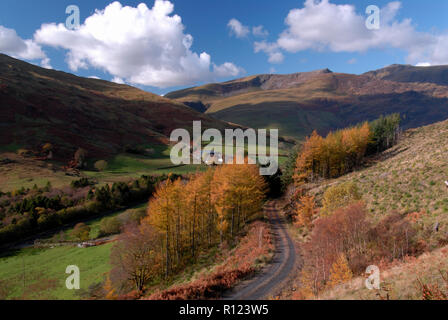 Paesaggio di montagna in Wales UK Foto Stock