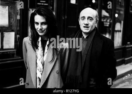 Archivi 80ies: Lio e Michel Blanc, catturato a Lione, Francia Foto Stock