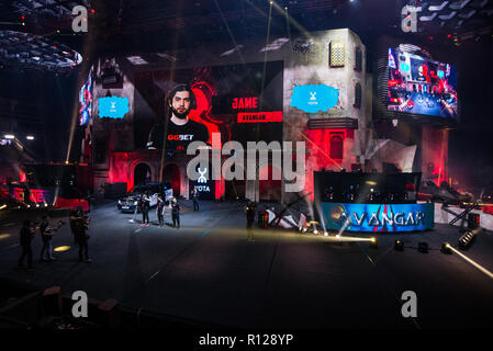 Immagine editoriale di un Counter Strike: offensiva mondiale torneo esports evento. Foto Stock