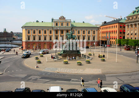 Svedese Dipartimento di Stato a Gustav Adolfs square a Stoccolma Foto Stock