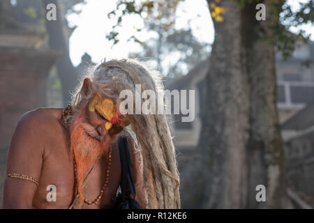 Il uomini spirituali del Nepal Foto Stock