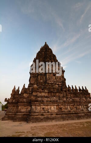 La Brahma tempio. Prambanan. Yogyakarta. Java centrale. Indonesia Foto Stock