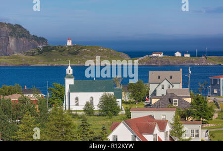 Trinità, Terranova, CANADA - piccola città costiera della Trinità. Foto Stock