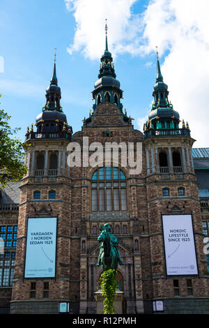 Museo Nordiska da Skansen Stoccolma è la capitale e la città più grande della Svezia Foto Stock