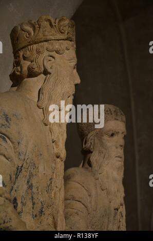 Parma, eine Stadt in der Emilia Romagna, Italien: Skulpturen im Dommuseum Foto Stock