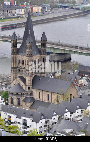 Grande la chiesa di San Martino (Groß Sankt Martin) Foto Stock