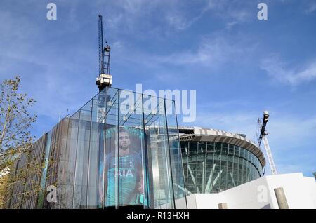 Tottenham del nuovo stadio in costruzione in tottenham haringey N17 north london Foto Stock