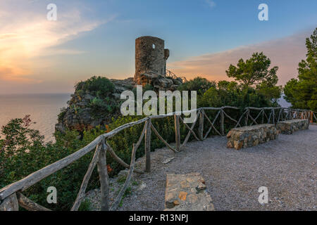 Torre del Verger, Maiorca, isole Baleari, Spagna, Europa Foto Stock