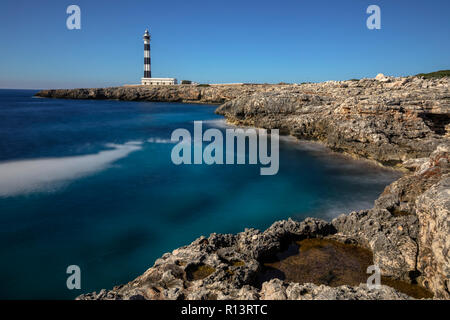 Cap d'Artrutx, isole Baleari, Spagna, Europa Foto Stock