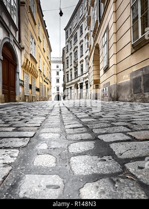 Vienna, Austria - 1 Novembre 2018 - Consente di visualizzare le strade di Vienna nel centro della città Foto Stock