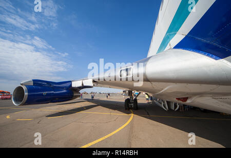 South African Airforce airshow museo all'Swartkops Airbase a Pretoria, Sud Africa Foto Stock