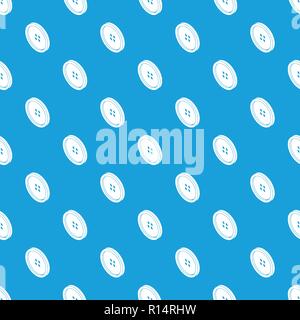 Maglietta piccolo pulsante vettore pattern blu senza giunture Illustrazione Vettoriale