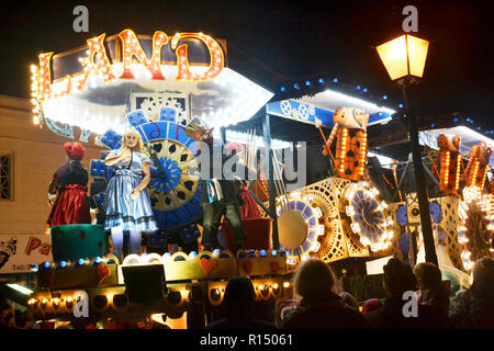 Bridgwater carnevale 2018. Somerset Carnevali. Inghilterra, Regno Unito Foto Stock