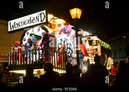 Bridgwater carnevale 2018. Somerset Carnevali. Inghilterra, Regno Unito Foto Stock