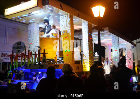 Bridgwater carnevale 2018. Somerset Carnevali. Inghilterra, Regno Unito Foto Stock