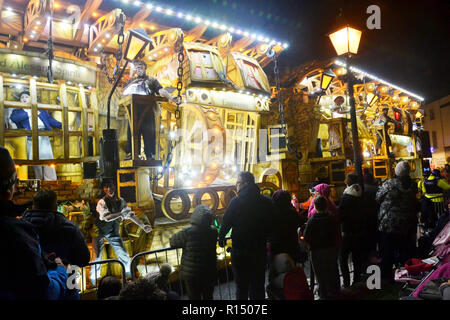 Bridgwater carnevale 2018. Somerset Carnevali. Inghilterra, Regno Unito Foto Stock