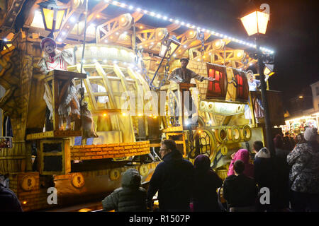 Bridgwater carnevale 2018. Somerset Carnevali. Inghilterra, Regno Unito Foto Stock