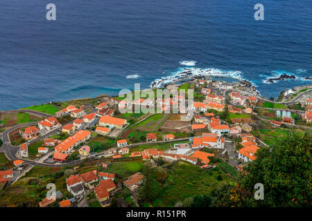 Porto Moniz, Madeira, Portogallo Foto Stock