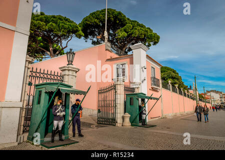 Il Museu da Presidencia da Republica, Belem, Lisbona, Portogallo Foto Stock